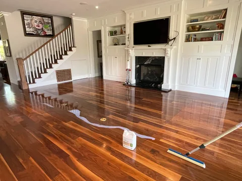 Clean And Top Coating Existing Walnut Flooring, Sonoma Valley, project, photo 6
