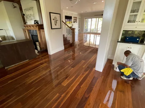 Clean And Top Coating Existing Walnut Flooring, Sonoma Valley, project, photo 7