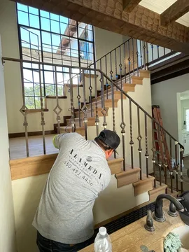 San Mateo Project, Refinishing Existing White Oak Flooring, project, photo 1