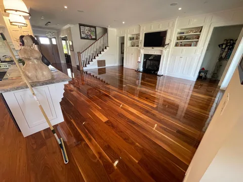 Clean And Top Coating Existing Walnut Flooring, Sonoma Valley, project, photo 8