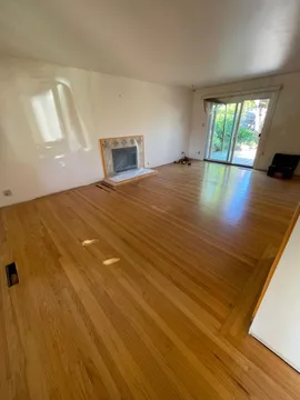 san carlos project / install and refinishing existing flooring, before, photo 6